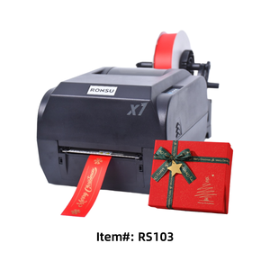 Thermal Transfer <strong>Ribbon</strong> Label <strong>Printer</strong> Industrial Grade Clothing Label Washed Mark Satin <strong>Ribbon</strong> <strong>Printer</strong> Machine - Product Image 1