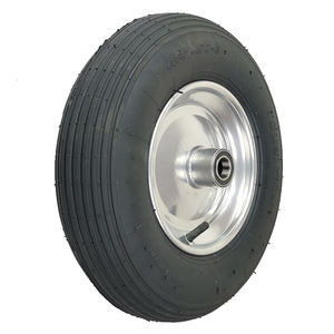 <span class=keywords><strong>400</strong></span> <span class=keywords><strong>mm</strong></span> 16 pouces 4.80/4.00-8 roues pneumatiques en caoutchouc, roues gonflables à air, roues de brouette - Product Image 1