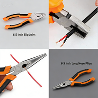 Kit d'outils professionnel Big Walrus DHSTT-015 pour l'entretien informatique et domestique, comprenant un tournevis combiné et une clé à molette réglable en plastique
