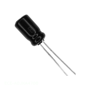 ตัวเก็บประจุแบบมีรูผ่านรู47 uF 20% V ตัวเก็บประจุ ECE-A0JKA470B 47 uF - Product Image 1