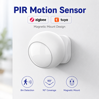 Détecteur de mouvement sans fil Zigbee Tuya, capteur infrarouge PIR, alerte via l'application Smart Life, fixation magnétique, automatisation de la sécurité domestique