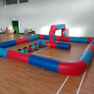 Piste de karting et de voitures tamponneuses gonflables pour enfants - Utilisation en extérieur/intérieur, matériau PVC pour les stations balnéaires, les terrains de jeux, les zones de jeu à domicile - Product Image 4