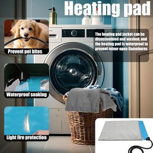 New Heated <b>Cat</b> <b>House</b> and Pet Mat Winter for <b>Outside</b> Insulated Outdoor <b>Cat</b> Shelter with Heater Waterproof Heated <b>Cat</b> Bed - Product Image 6
