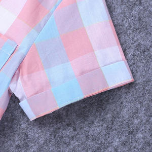 Ensembles de vêtements pour enfants, combinaisons pour garçons avec t-shirt à carreaux colorés de Chine - Product Image 5