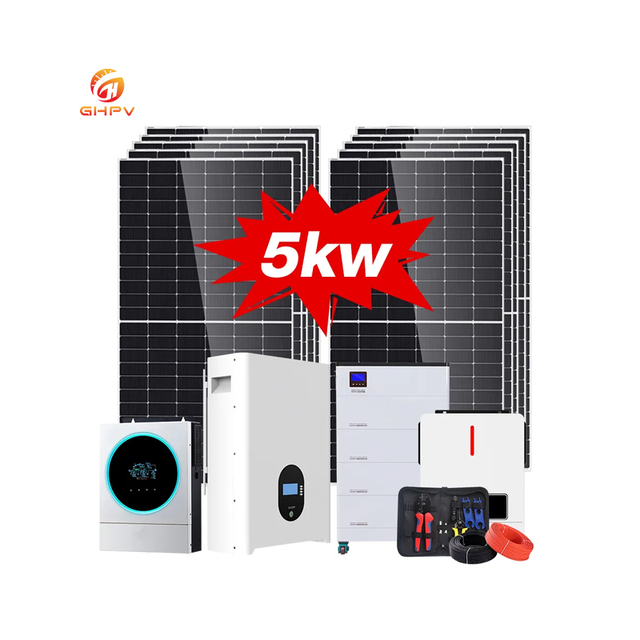 Off Grid 5KW 10KW 15KW off Grid Solar System Home 110V-240V Hybrid Complete Kit Solar System Kit 50KW