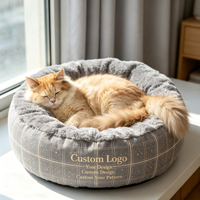 Cama Portátil Cuadrada para Mascotas, Perros y Gatos, con Diseño Personalizado, Acolchado Antideslizante y Agradable al Tacto, para Asiento de Coche, en Varios Tamaños para Uso Diario