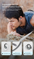 Meilleures ventes : Écouteurs Bluetooth sportifs BX29 TWS avec crochet d'oreille, certifiés CE FCC Rohs UKCA, étanches et sans fil, intra-auriculaires