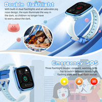 Reloj Inteligente con Pantalla Grande para Niños; Multifuncional, Monitor de Frecuencia Cardíaca y Presión Arterial, IP68