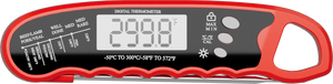 Termómetro digital de barbacoa impermeable plegable más vendido con retroiluminación Cocina Cocinar Max Min Hold Soporte personalizado OEM ODM - Product Image 3