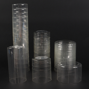 Kích thước tùy chỉnh <span class=keywords><strong>PVC</strong></span> nhiệt thu nhỏ bọc Ban nhạc cho chai nhựa lọ thủy tinh cổ đục in hot rõ ràng thu nhỏ nắp con dấu - Product Image 2