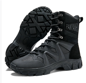 Bottes tactiques DF 304 pour hommes adultes, bottes de désert, noir, vert, kaki, mi-hautes et hautes - Product Image 2