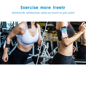 Brazalete Deportivo para Correr de Montaje Rápido - Soporte para Teléfono de Muñeca Banda para Brazo para Gimnasio y Entrenamiento Ajuste Universal para <span class=keywords><strong>iPhone</strong></span> - Product Image 6