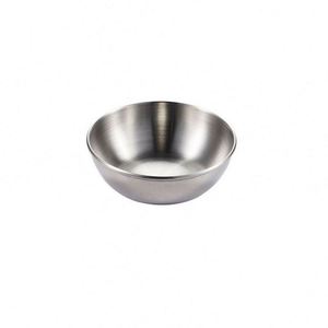 Eco-Friendly Stainless Steel Seasoning Dipping Hot Pot <b>Barbecue</b> Soy Sauce Dish 100Pcs Golden <b>Disposable</b> Metal - Product Image 4