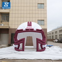 Arco Inflable Gigante Personalizado con Forma de Casco de Fútbol Americano para Eventos Deportivos al Aire Libre, Publicidad, Decoración de Paisajes