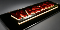 Enseigne LED 3D personnalisée, écologique, résistante à l'eau, avec logo pour les devantures de magasins, avec décoration rétroéclairée en acrylique