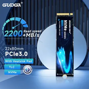 SSD ad alta velocità eccellente M.2 NVME per i computer portatili 128GB 256GB 512GB 1TB 2TB Pro PCIE 2242mm 2280mm
