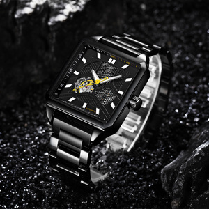 <span class=keywords><strong>Montre</strong></span>-bracelet pour <span class=keywords><strong>homme</strong></span> OEM, acier inoxydable, squelette, tourbillon, mécanique, étanche, automatique - Product Image 6