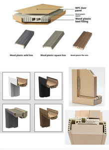 Moderna Cornice per Porta in WPC, Battiscopa per Progetti di Costruzione Interna - 100% Impermeabile - Product Image 2