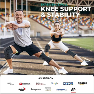 <span class=keywords><strong>Rodillera</strong></span> de Compresión Ajustable de Spandex y Nylon Antideslizante y Transpirable para Alivio del Dolor de Rotura de <span class=keywords><strong>Menisco</strong></span>, Artritis y Soporte ACL - Product Image 2