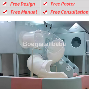 Equipo de Juegos Interior Moderno y Suave para Niños, Certificado por ASTM, con Tobogán Multifuncional para Diversión Familiar en FEC - Product Image 2
