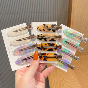 BELLEWORLD 2021 Nouveaux accessoires de coiffure de salon de coiffure, pinces à <span class=keywords><strong>cheveux</strong></span> en métal sans couture, pinces à <span class=keywords><strong>cheveux</strong></span> de <span class=keywords><strong>maquillage</strong></span> pour femmes et filles - Product Image 4