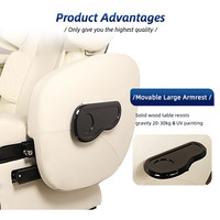 Anti-hydrolyse Pu réglable Salon Simple manucure et pédicure chaise plomberie pédicure Spa chaises