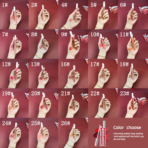 Lápices Labiales Líquidos Veganos, Marca Privada Personalizada, Lápiz Labial Líquido Mate, Paquete Personalizado, Resistente al Agua, 26 Colores - Product Image 4