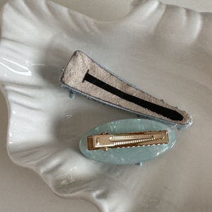 กิ๊บติดผมรูปโบว์คริสตัลสีน้ำเงินหรูหราประดับลูกปัดแบบหรูหราสำหรับผู้หญิง - Product Image 6