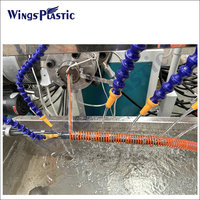 Machine de fabrication de conduits flexibles en PVC, ligne de production de tuyaux d'aspiration en PU, tuyaux de ventilation industriels en fil d'acier