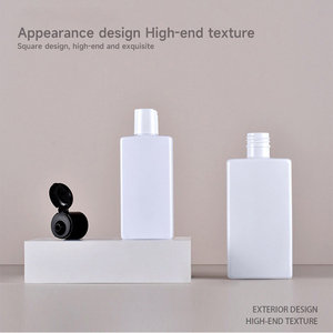 Wholesale <strong>60ml</strong> 100ml 200ml PET Square Empty <strong>Plastic</strong> <strong>Bottle</strong> Refillable Private <strong>Label</strong> Custom Logo Hotel Skincare Lotion Body Wash - Product Image 2