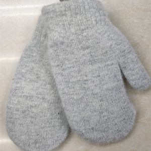2025 hiver hommes femmes épais chaud mitaines doux confortable rouge gris noir <span class=keywords><strong>bleu</strong></span> moelleux doigts complets solide blanc plaine main gants - Product Image 3