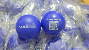 <span class=keywords><strong>Balles</strong></span> anti-stress rondes anti-PU personnalisées pour adultes et enfants jouet promotionnel avec logo conçu pour soulager le stress - Product Image 2