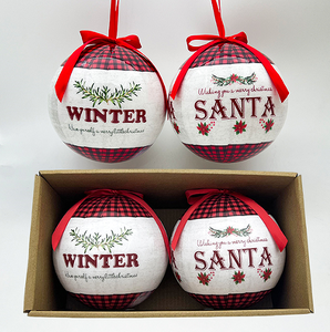 Boules de Noël en mousse pour fenêtre, motif bonhomme de neige et renne, en polystyrène, ornement animal en mousse pour promotion saisonnière - Product Image 6