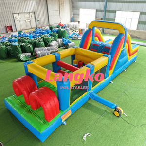 Castillo Inflable Comercial, Brincolín Inflable, Tobogán Exterior, Circuito de Obstáculos - Product Image 4