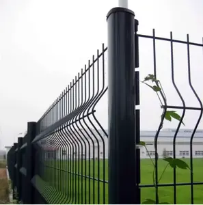 Горячая распродажа высокое качество 3d изогнутая проволочная сетка забор с ПВХ Покрытием Сварная панель Забор горячеоцинкованная садовая сетка забор