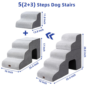 2024 nuevos productos escaleras para perros para meterse en la cama muebles para gatos escaleras plegables para perros escalones para perros - Product Image 2