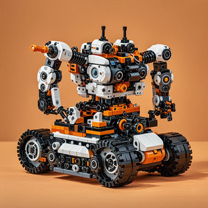 Robots Educativos, Bloques de Construcción Magnéticos, Robot Vehículo Transformable, Juguete Unisex para Niños de 8 a 13 Años - Product Image 2