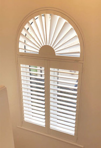 Nhà máy cung cấp giá tốt nội thất cửa sổ bay cửa chớp thiết kế mới phong cách PVC trồng cửa chớp - Product Image 6