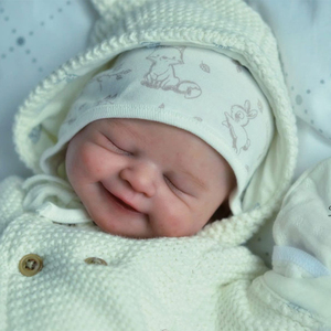 Mignon réaliste vivant nouveau-né bébé enfant en bas âge Reborn poupées Bebes De Siliconas peinture détaillée à la main vinyle Reborn - Product Image 3