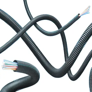 Kablo kabloları için plastik oluklu boru kablo demeti koruması