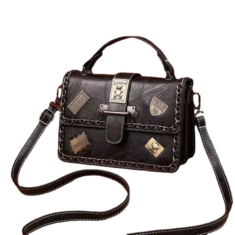 Women's bag new classic European and American fashion small square bag single shoulder bag trend