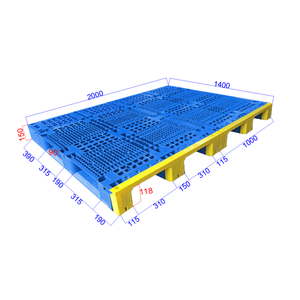 משטח פלסטיק זול במגוון צבעים, מורכב, פתוח, עם 3 רצועות, 1400x2000 מ\\\"מ, למוצרי שימורים - Product Image 2
