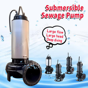 Bomba sumergible trifásica independiente para aguas residuales de 30HP/2.2KW con interruptor de flotador - Product Image 2