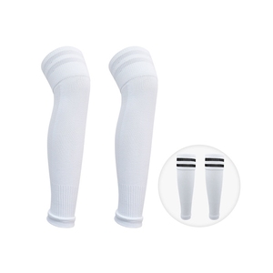 Fábrica Por Atacado <span class=keywords><strong>Extra</strong></span> Longo Futebol Meias Manga Tubos Pré-Corte Meias De Futebol Mangas Joelho Alta Footless Futebol Meias - Product Image 6