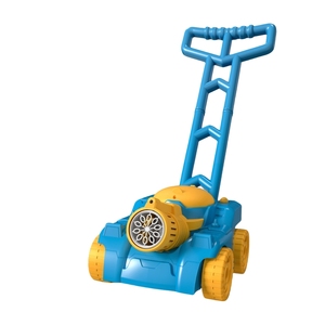Wholesale Garden Bubble <strong>Lawn</strong> <strong>Mower</strong> <strong>Toy</strong> for Kids Toddlers Handle Trolley With Soap Blower Fun Bubble <strong>Toy</strong> for Outdoor Play - Product Image 1