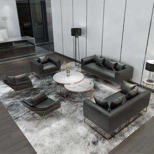 Set <span class=keywords><strong>Sofa</strong></span> Besi Studio Gaya Nordic, Mebel Ruang Tamu Toko Pakaian Salon Kecantikan Breeze Ringan <span class=keywords><strong>Sofa</strong></span> Bagian Mewah - Product Image 2
