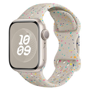 Correa Universal de moda adecuada para Apple Colorful Dot <span class=keywords><strong>Rainbow</strong></span> Butterfly Buckle para Iwatchse S9 1-8 Ultra correa de silicona - Product Image 2