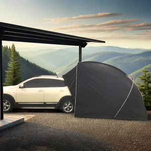 Toldo de Aluminio para Automóvil Wind Valley, Toldo Portátil Semiautomático Resistente al Viento, Toldo de Lona para Exteriores, Protección Solar para Automóvil, Uso en <span class=keywords><strong>Garaje</strong></span> - Product Image 3
