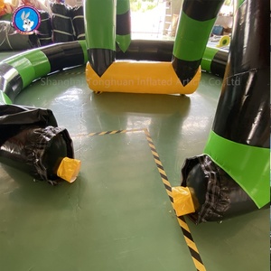 Piste de course gonflable en PVC personnalisée pour enfants et adultes tricycles grandes roues kart - Product Image 3