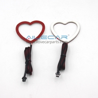 Anneau LED RGBW en forme de cœur avec effet de poursuite, feux de jour multicolores Angel Eyes et clignotant jaune pour la modification automobile
